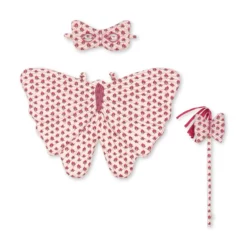 Konges Sløjd Kinderkostüm-Set „Schmetterling / Rosie Blush“