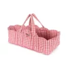 Konges Sløjd Puppentragetasche „Bubblegum Check“, 40x20cm