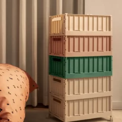 Liewood Aufbewahrungsbox Weston mit Rollen „Sandy“, Größe L