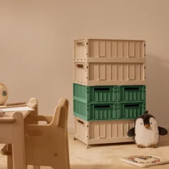 Liewood Aufbewahrungsbox Weston mit Rollen „Sandy“, Größe L