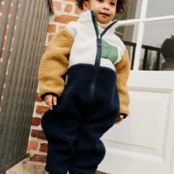 Liewood Baby-Overall Nolano „Classic navy multi mix“, Teddystoff