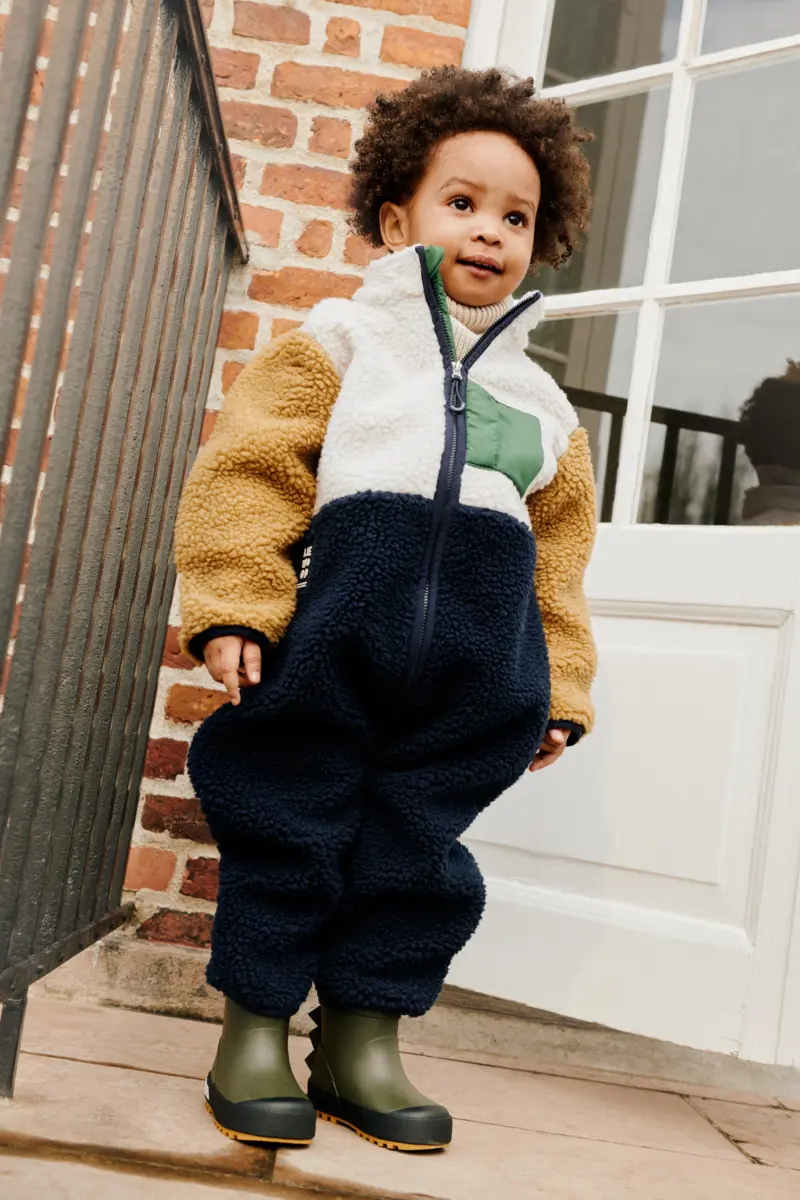 Liewood Baby-Overall Nolano „Classic navy multi mix“, Teddystoff