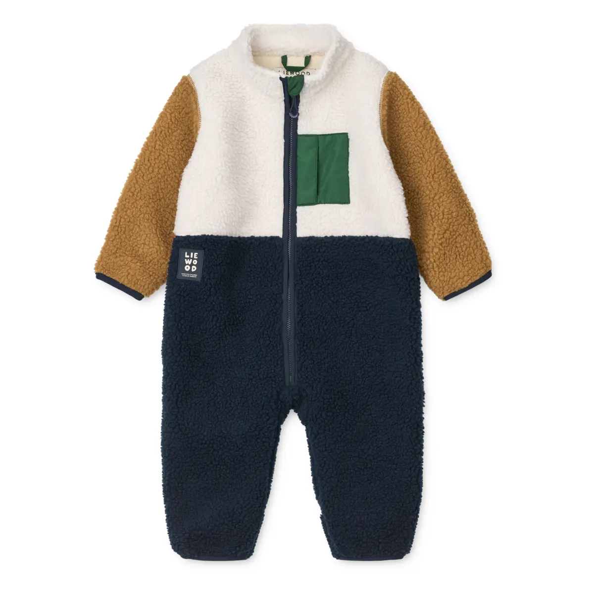 Liewood Baby-Overall Nolano „Classic navy multi mix“, Teddystoff