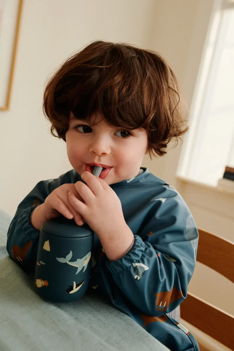 Liewood Ellis Trinkbecher „Arctic Sea / Ocean view“ aus Silikon, 230ml