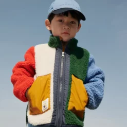 Liewood Fleecejacke Noam „Garden green / Multi mix“