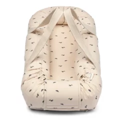 Liewood Gro Babylift : Babynest „Mini whale : Sandy“, Bio-Baumwolle