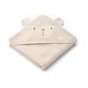Liewood Kapuzenhandtuch Albert „Polarbear / Sandy“, 70x70cm