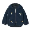 Liewood Mara Sherpa Jacke mit Kapuze und Ohren „Rocket / Classic navy / Embroidery“