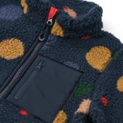 Liewood Nolan Sherpa Jacke für Kinder „Universe : Classic navy“