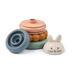 Liewood Silikon-Stapelturm Donata „Sandy multi mix“ mit Rassel