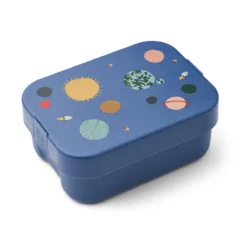 Liewood Snackbox Kamil „Universe / Classic navy“ mit Göffel