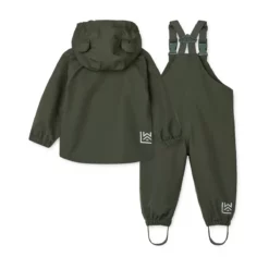 Liewood Softshell Regenbekleidungs-Set Manu „Hunter green“