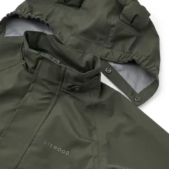 Liewood Softshell Regenbekleidungs-Set Manu „Hunter green“