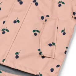 Liewood Softshell Regenbekleidungs-Set Pedia „Berry / Pale Tuscany“