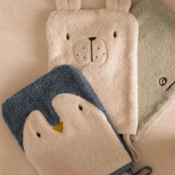 Liewood Sylvester Waschlappen 3er-Set „Arctic Sea : Ocean view“