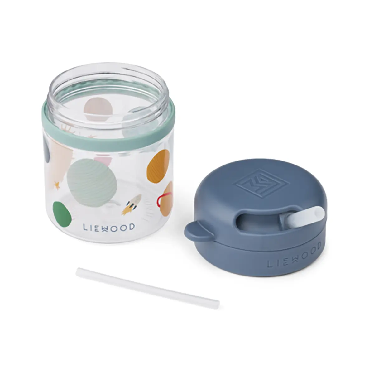 Liewood Trinkbecher Pavia „Universe / Classic navy“ aus Tritan, 300ml