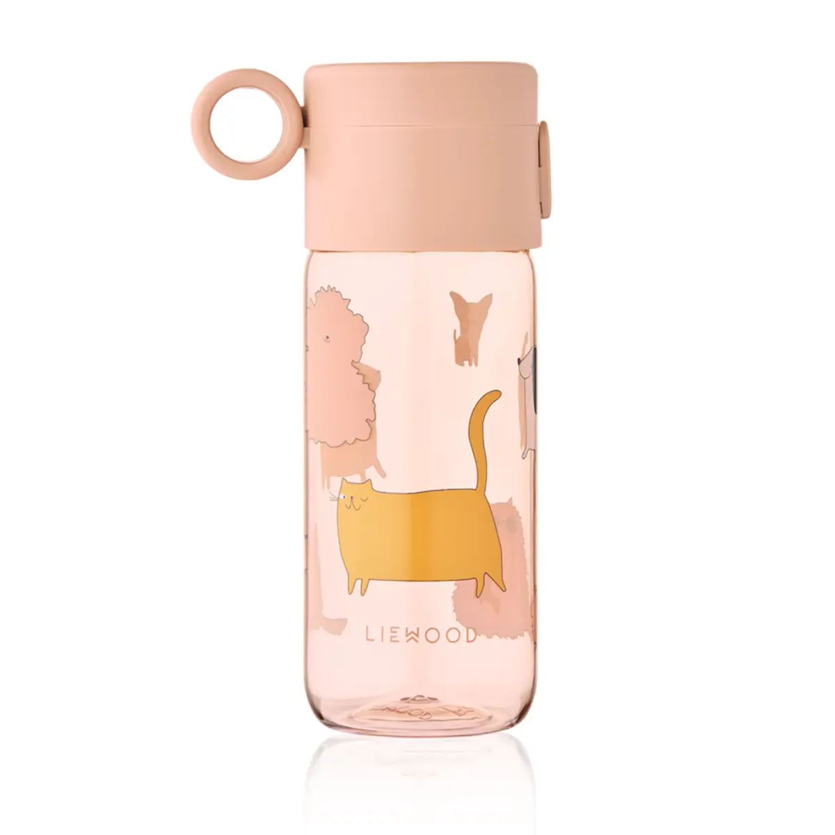 Liewood Tritan-Wasserflasche Clemence „Cats and Dogs / Sandy“, 350ml
