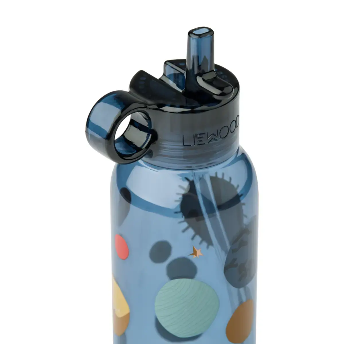 Liewood Tritan-Wasserflasche Yang „Universe / Classic navy“