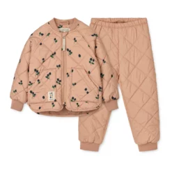Liewood Zella Thermo-Set für Kinder „Berry / Pale tuscany / Embroidery“