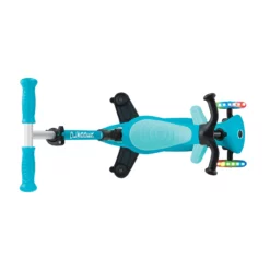Globber 3-in-1 Roller Go-Up Active Lights 360 Grad mit Leuchtrollen – Blau, Hinterradlenkung, 15M-9J
