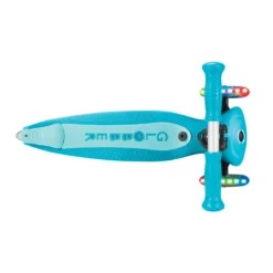 Globber 3-in-1 Roller Go-Up Active Lights 360 Grad mit Leuchtrollen – Blau, Hinterradlenkung, 15M-9J