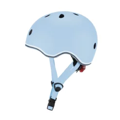 Globber Kinderhelm GO-UP Lights, pastellblau, Gr. XS/S, 45-51 cm, mit Rücklicht
