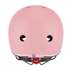 Globber Kinderhelm GO-UP Lights, pastellrosa, Gr. XS/S, 47-51 cm, mit Rücklicht