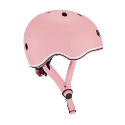 Globber Kinderhelm GO-UP Lights, pastellrosa, Gr. XS/S, 47-51 cm, mit Rücklicht