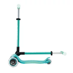 Globber Roller Elite Glow Lights mit Leuchtrollen – Dunkelmint, ab 3 Jahre