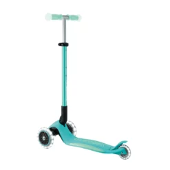 Globber Roller Elite Glow Lights mit Leuchtrollen – Dunkelmint, ab 3 Jahre