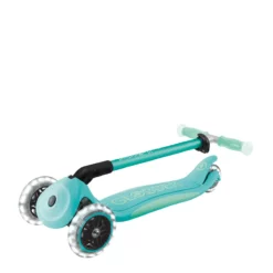 Globber Roller Elite Glow Lights mit Leuchtrollen – Dunkelmint, ab 3 Jahre