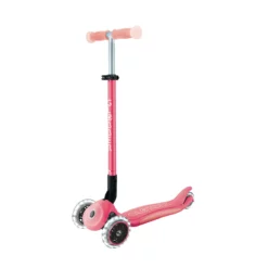 Globber Roller Elite Glow Lights mit Leuchtrollen – Pastellrosa, ab 3 Jahre