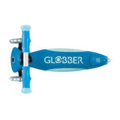 Globber Roller Elite Glow Lights mit Leuchtrollen – Petrol, ab 3 Jahre