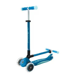 Globber Roller Elite Glow Lights mit Leuchtrollen – Petrol, ab 3 Jahre