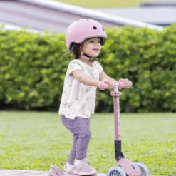 Globber Roller Junior Foldable Lights ECO mit Leuchtrollen – Beere, 2-6 Jahre, Modell 2025