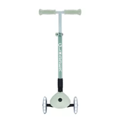 Globber Roller Primo Foldable Lights ECO mit Leuchtrollen – Pistazie, 3-9 Jahre