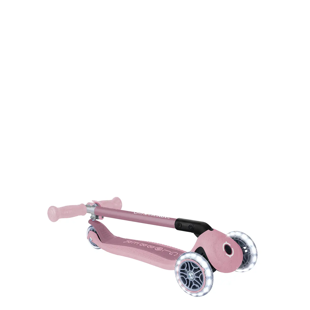 Globber Roller Primo Foldable Lights ECO mit Leuchtrollen – Beere, 3-9 Jahre