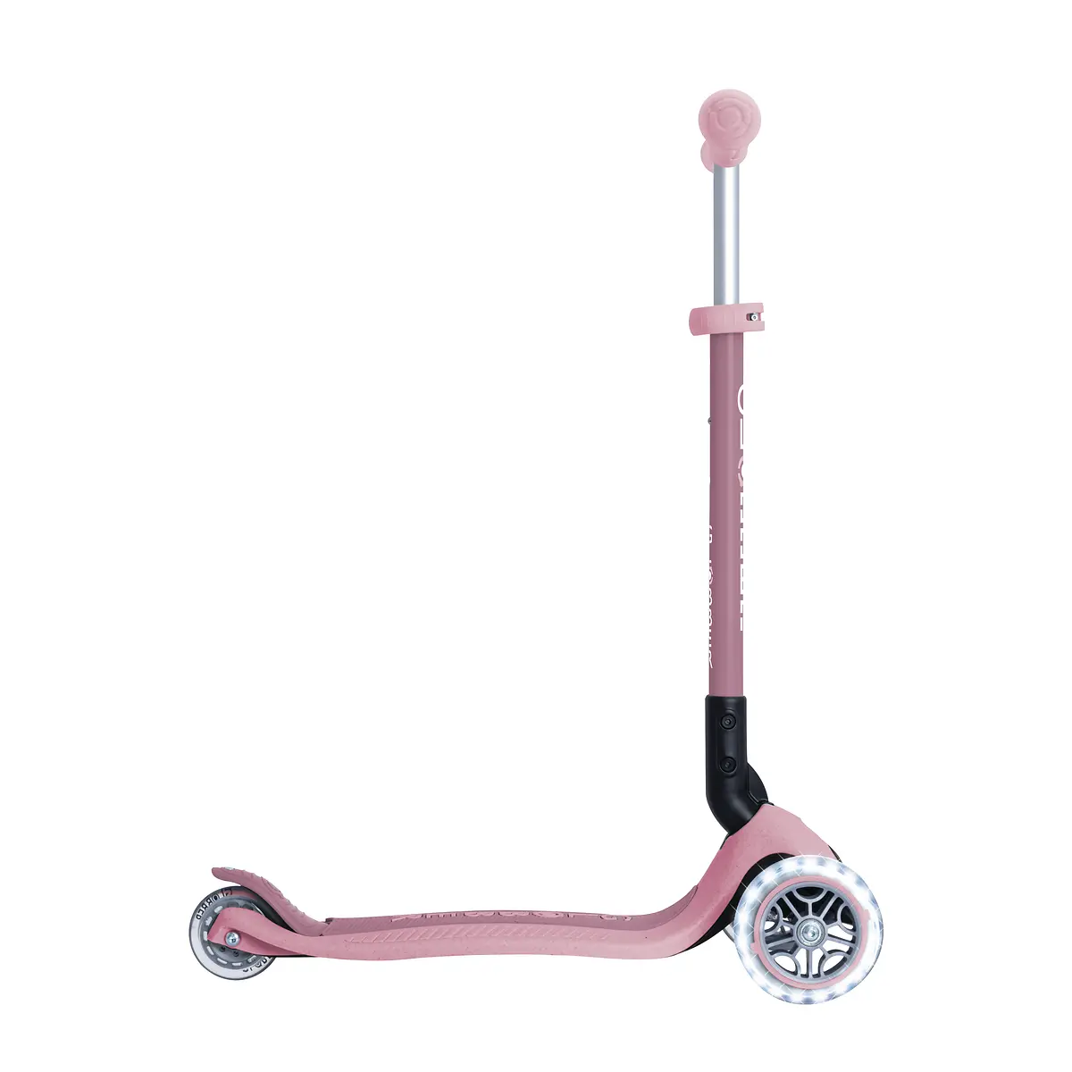 Globber Roller Primo Foldable Lights ECO mit Leuchtrollen – Beere, 3-9 Jahre
