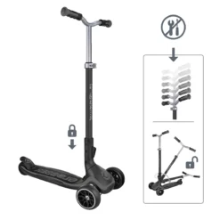 Globber Roller Ultimum – Grau, 5-99 Jahre, bis 100kg