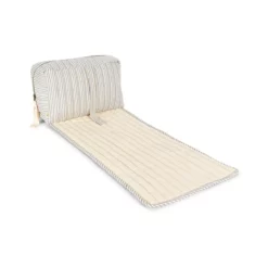 Konges Sløjd 2-in-1 Wickeltaschen-Set mit Tasche „Stripe Blue“ für unterwegs