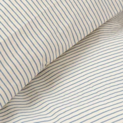Konges Sløjd Baby-Strandshavet-Bettwäsche „Stripe Blue“, 70x100cm / 40x45cm