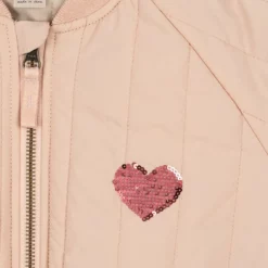 Konges Sløjd Bomberjacke Juno „Cameo Rose“ mit Pailletten
