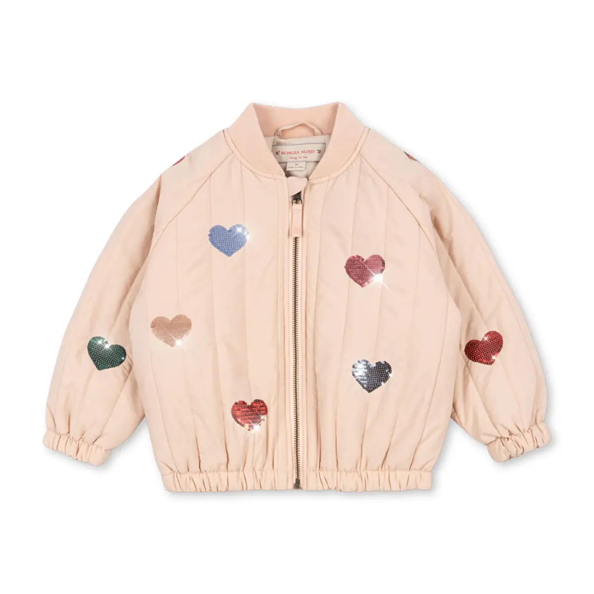 Konges Sløjd Bomberjacke Juno „Cameo Rose“ mit Pailletten