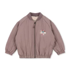 Konges Sløjd Bomberjacke Juno „Regenbogen / Twillight Mauve“