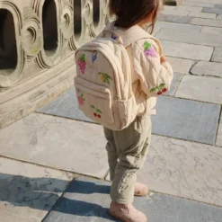 Konges Sløjd Bomberjacke Juno „Tutti Fruiti / Frappé“ mit Pailletten