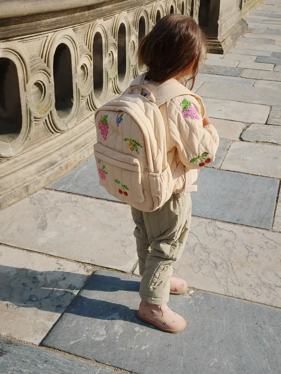 Konges Sløjd Bomberjacke Juno „Tutti Fruiti / Frappé“ mit Pailletten