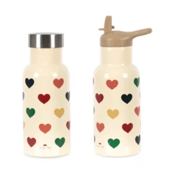 Konges Sløjd Edelstahl-Trinkflasche „Bon Coeur Coloré“ 350ml