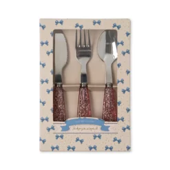 Konges Sløjd Kinderbesteck „Glitzer / Sparkling Blush“