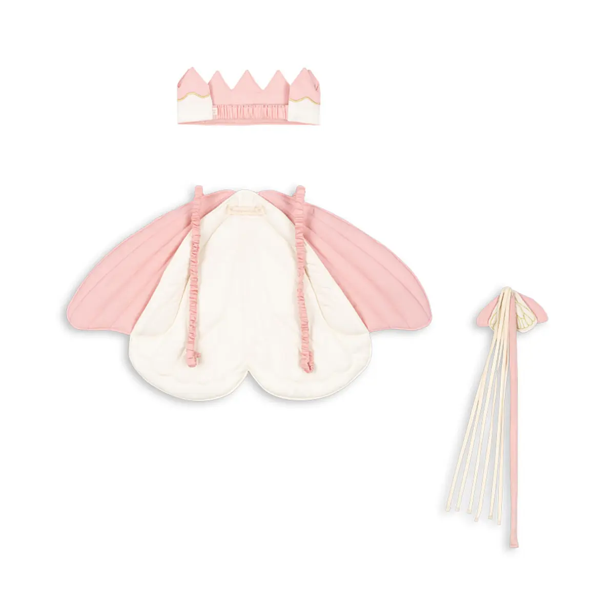 Konges Sløjd Kinderkostüm-Set „Schmetterling / Rosie Blush“