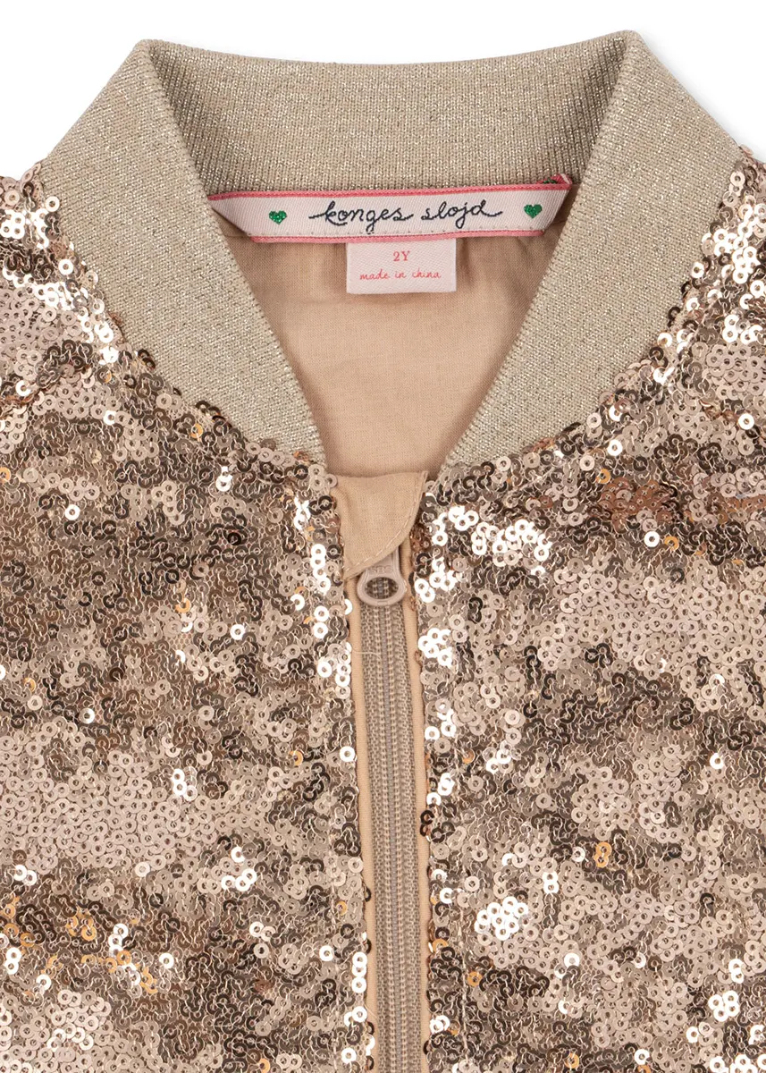 Konges Sløjd Pailletten-Jacke Starla „Brazilian Sand“